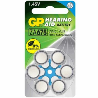 GP ZA675 Hearing Aid Batteries