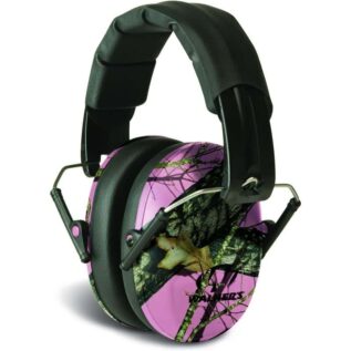 Walker's Pink Camo Low Profile Passive Hearing Protection