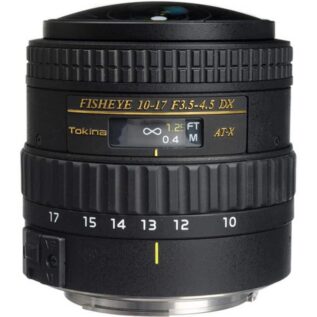 Tokina AT-X 107 AF NH Fisheye f/3.5-4.5 Canon Lens
