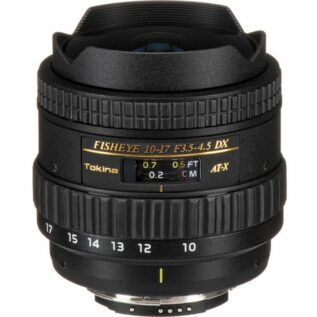 Tokina f/3.5-4.5 AT-X 107 DX AF Nikon F Fisheye Lens