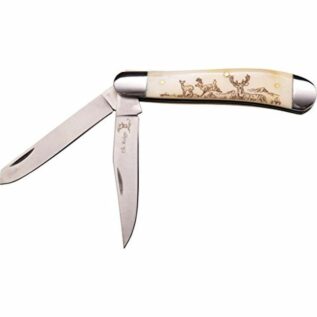 Elk Ridge ER-220DK Ox Bone Folding Knife
