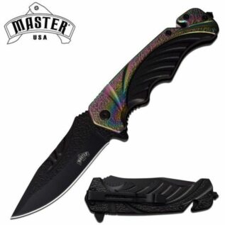 Master USA MU-A054RB Spring Assisted Knife