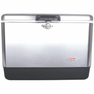 Coleman 54QT Steel Belted Stainless Steel Cooler