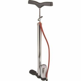 MotoQuip Chrome Hand Pump With Booster