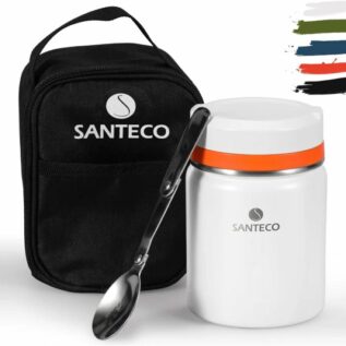 Santeco Koge 500ml Thermal Food Jar - White