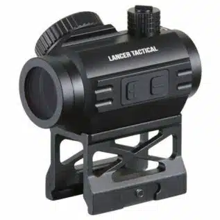 Lancer Tactical CA-1382B Micro Red Dot Sight with Riser Mount