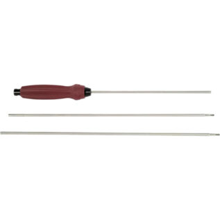 Tipton .22-26cal Deluxe 3-Piece Stainless Steel Rifle Cleaning Rod