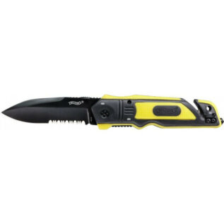 Umarex Walther ERC Black and Yellow Emergency Rescue Knife