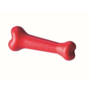 Rogz Da Bone Small 95mm Jawgym Dog Chew Toy, Red