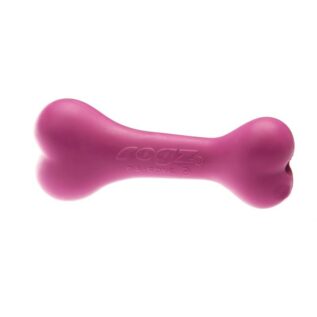 Rogz Da Bone Medium 140mm Jawgym Dog Chew Toy, Pink