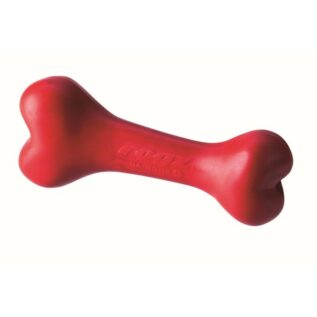 Rogz Da Bone Large 210mm Jawgym Dog Chew Toy, Red