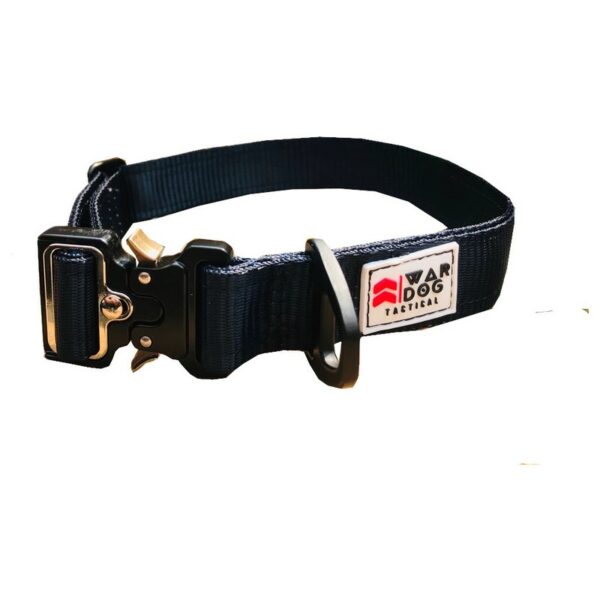 War Dog Large Navy Delta Soft Tactical Dog Collar