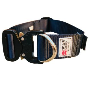War Dog Medium Black Echo Soft Tactical Dog Collar