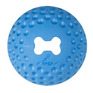 Rogz Gumz Small 49mm Dog Treat Ball, Blue