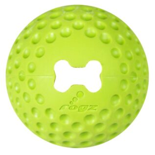 Rogz Gumz Small 49mm Dog Treat Ball, Lime