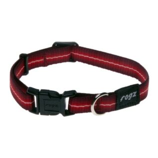Rogz Pavement Special Small 11m Midget Dog Collar, Red Design