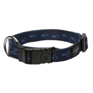 Rogz Alpinist Extra Large 25mm Everest Dog Collar, Blue Rogz Design