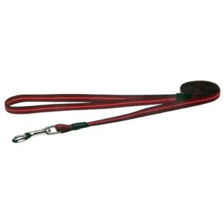 Rogz Pavement Special Small 11m Midget Fixed Dog Lead, Red Design
