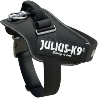 Julius-K9 Size 1 Black IDC Dog Harness