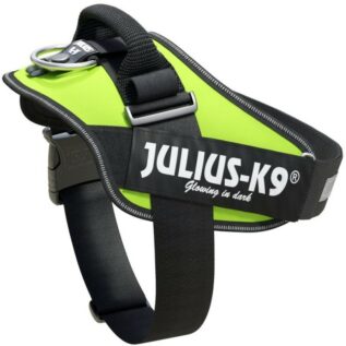 Julius-K9 Size 1 Neon Green IDC Dog Harness