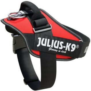 Julius-K9 Size 1 Red IDC Dog Harness