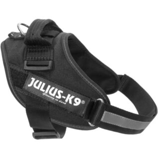 Julius-K9 Size 4 Black IDC Dog Harness