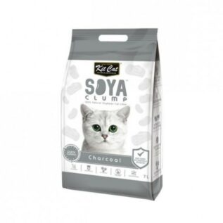Kit Cat Soya Clump Cat Litter - Charcoal 7l