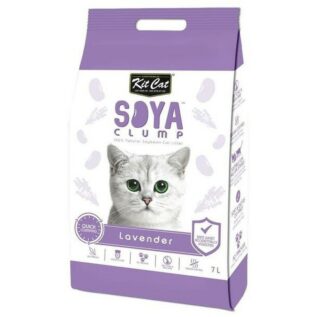 Kit Cat Soya Clump Cat Litter - Lavender 7l