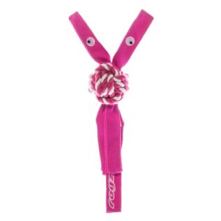 Rogz Cowboyz Medium Dog Knot Chew Toy 64mm x 310mm Pink