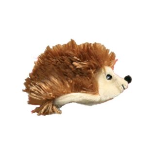 Kong Brown Hedgehog Refillable Cat Plush Toy
