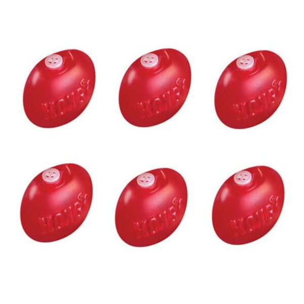 Kong Replacement Plush Red Squeakers, Small 6 pack