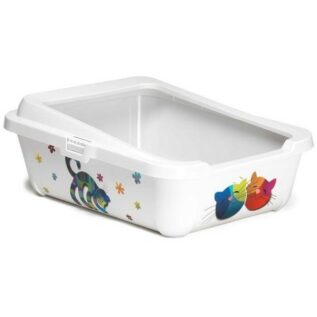 McMac Hercules Litter Box - Tray And Rim - Friends Forever