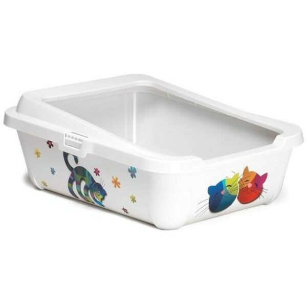 McMac Hercules Litter Box - Tray And Rim - Friends Forever