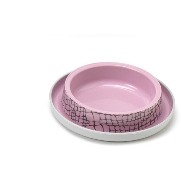 McMac Trendy Dinner Pet Bowl - Wildlife - 350ml Soft Pink