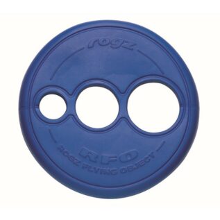 Rogz Flying Object Large 250mm Dog Throwing Disc Toy, Blue