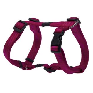 Rogz Alpinist Medium 16mm Matterhorn Dog H-Harness, Pink Rogz Design