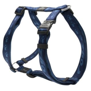 Rogz Alpinist Extra Large 25mm Everest Dog H-Harness, Blue Rogz Design