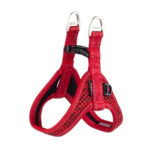 Rogz Utility Extra Extra Small Fast Fit Dog Harness, Red Reflective