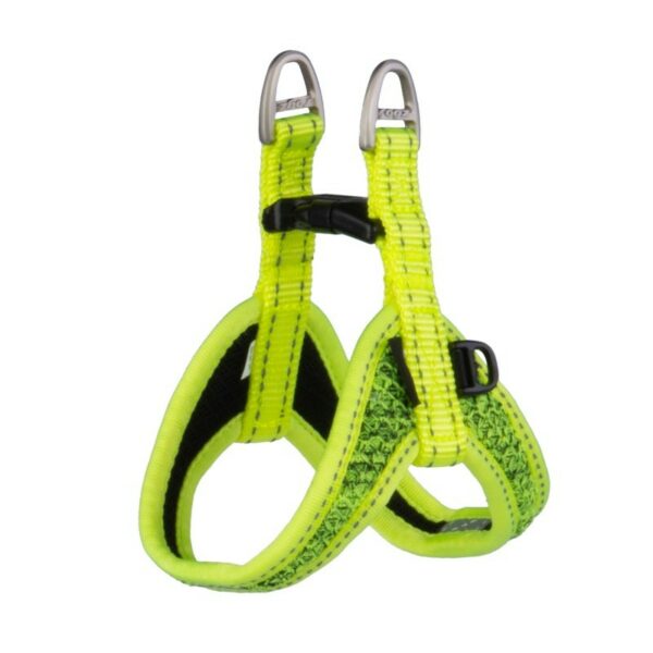 Rogz Utility Extra Extra Small Fast Fit Dog Harness, Yellow Reflective