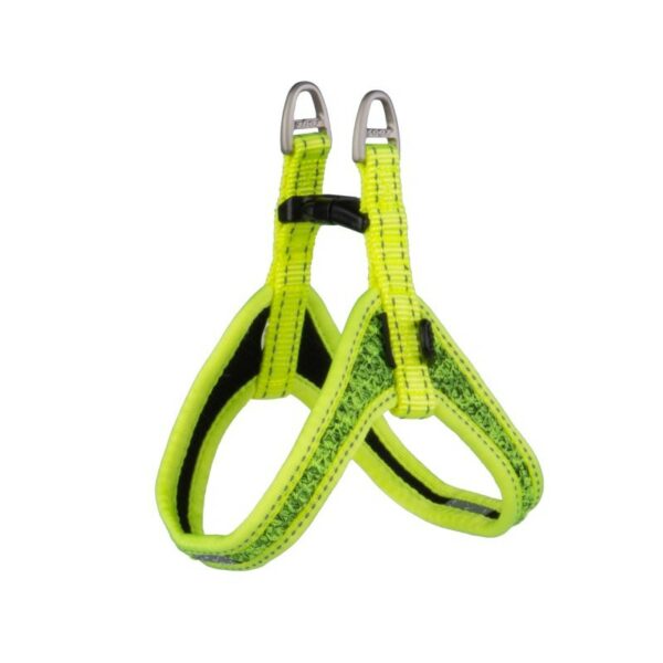 Rogz Utility Extra Small Fast Fit Dog Harness, Yellow Reflective