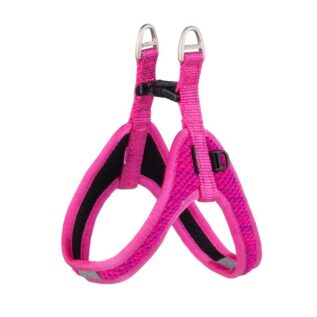 Rogz Utility Small Nitelife Fast Fit Dog Harness, Pink Reflective