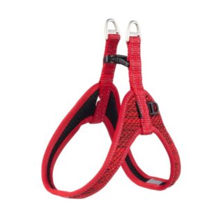 Rogz Utility Small/Medium Fast Fit Dog Harness, Red Reflective