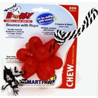 SmartPaw Burly Bounce With Rope Dog Toy