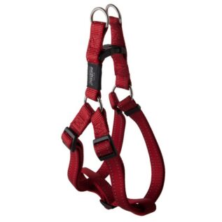 Rogz Utility Large 20mm Fanbelt Step-in Dog Harness, Red Reflective