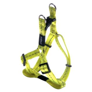 Rogz Utility Small 11mm Nitelife Step-in Dog Harness, Dayglo Yellow Reflective