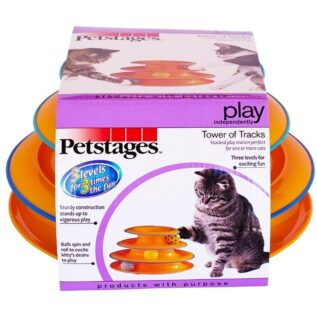 PetStages Tower Of Tracks Cat Toy