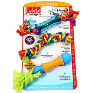 PetStages Mini Dental Chew Pack Dog Toy