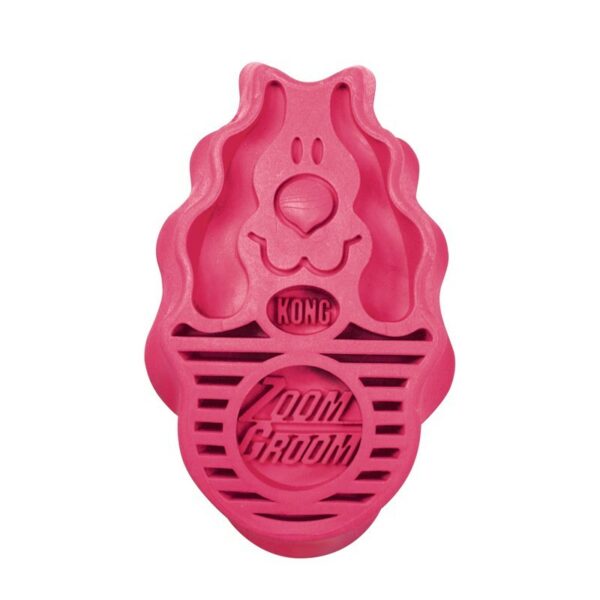 Kong ZoomGroom Pink Raspberry Grooming Tool, Large