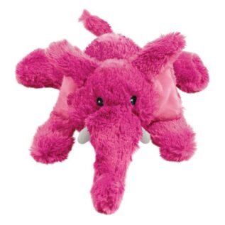 Kong Cozie Pink Elmer the Elephant Plush Toy, Medium