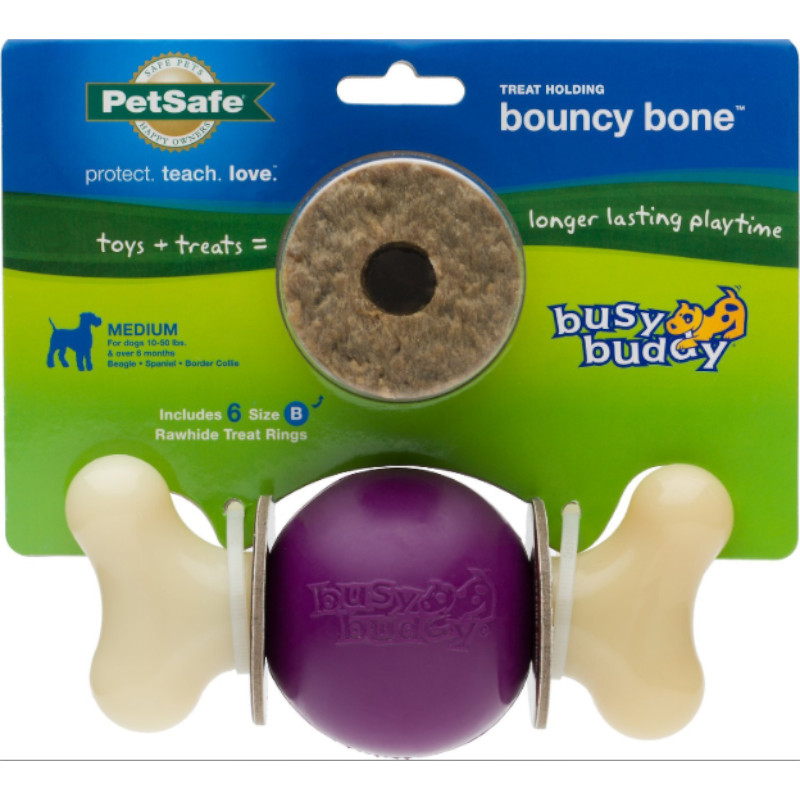 Busy Buddy Medium Bouncy Bone Dog Toy